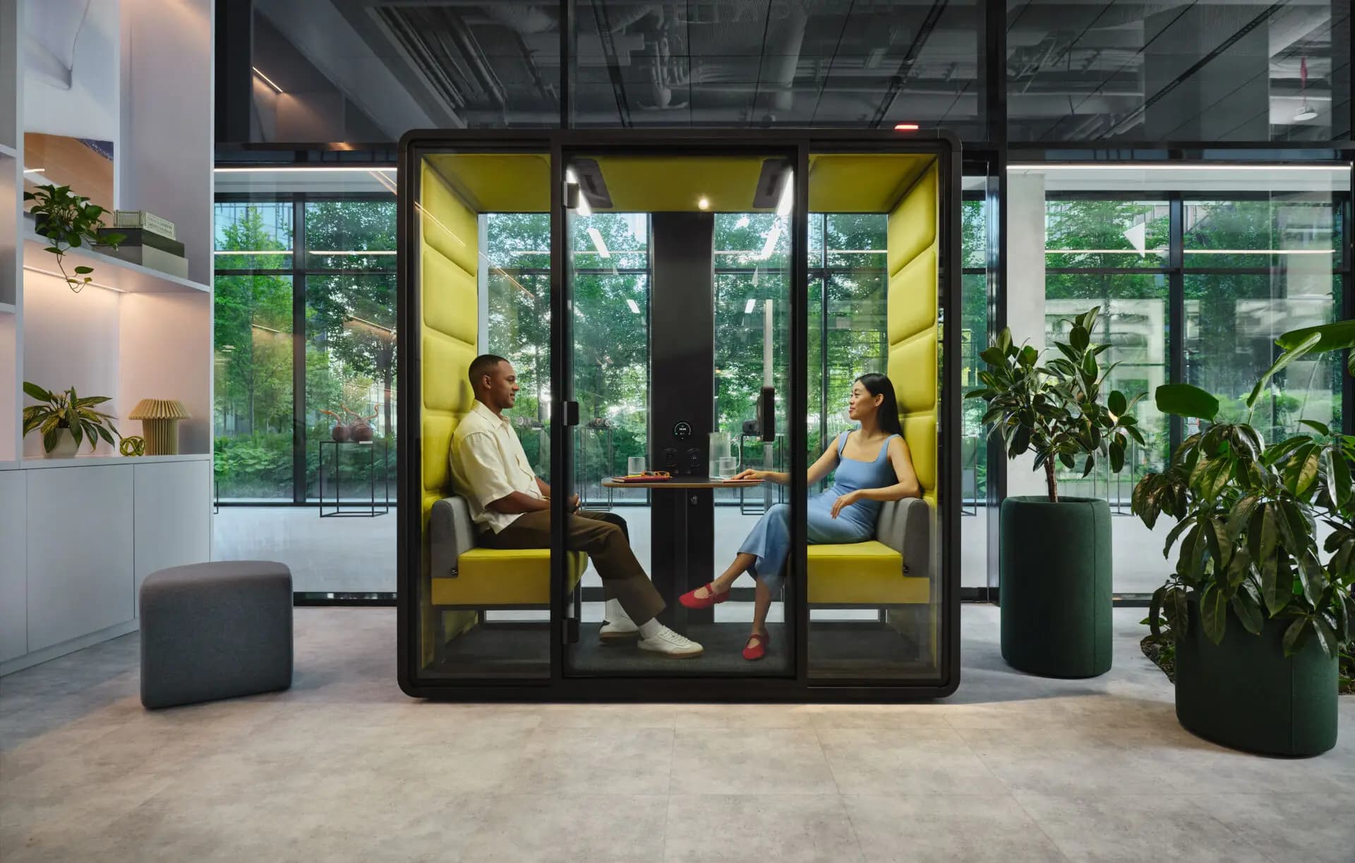Small Footprint. Big Impact. Meet hushFree.XM: The Most Compact Two-Person Pod on the Market.
